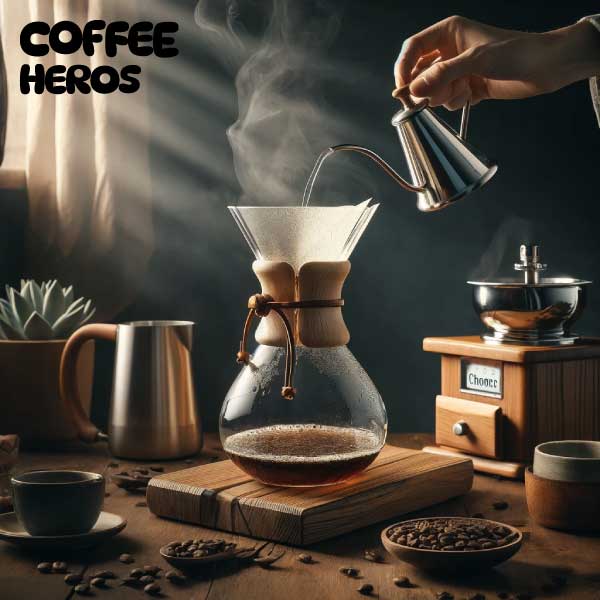 Chemex Kaffeezubereitung - die Anleitung
