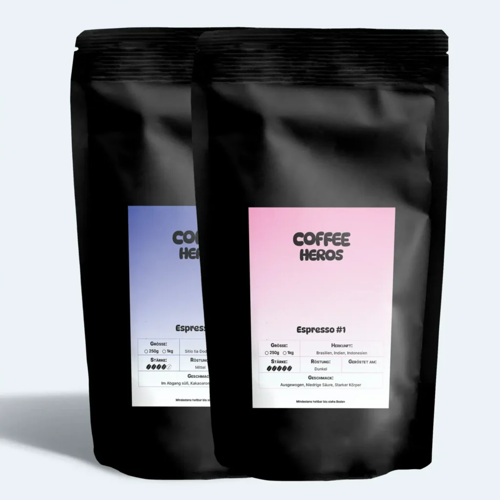 Probierpaket für hochwertigen Espresso