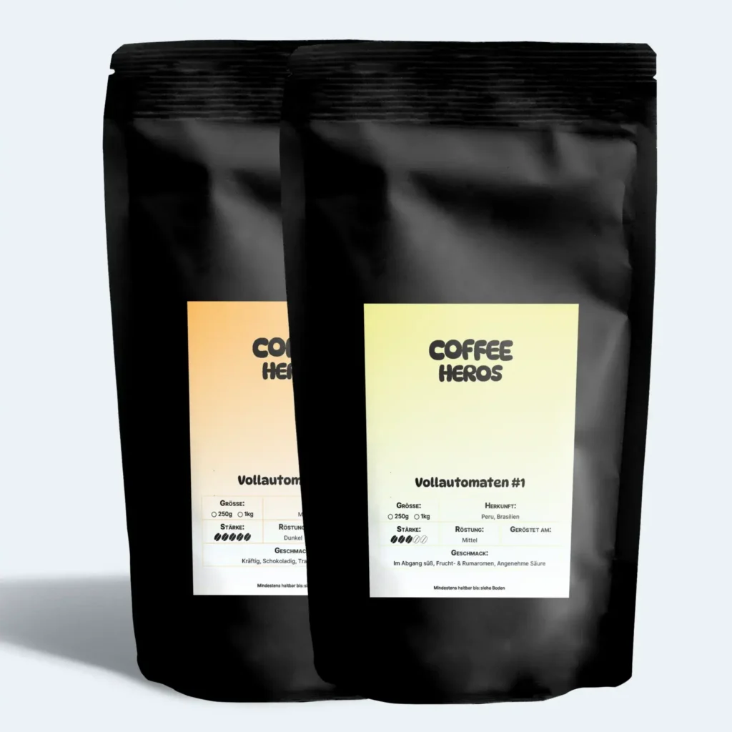 Probierset für Vollautomaten Kaffee