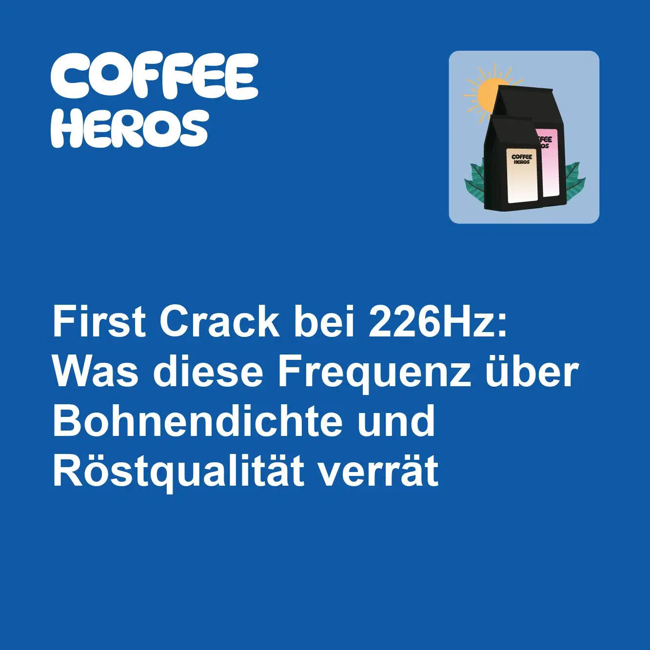 First Crack Frequenz Bohnendichte Messung mit Spektrumanalyzer waehrend Kaffeeroestung bei COFFEEHEROS