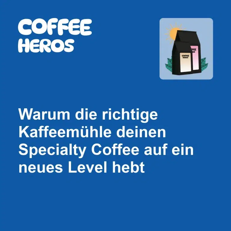 Hochwertige Kaffeemühle Specialty Coffee mit frisch gemahlenen Bohnen und gleichmäßigem Mahlgrad