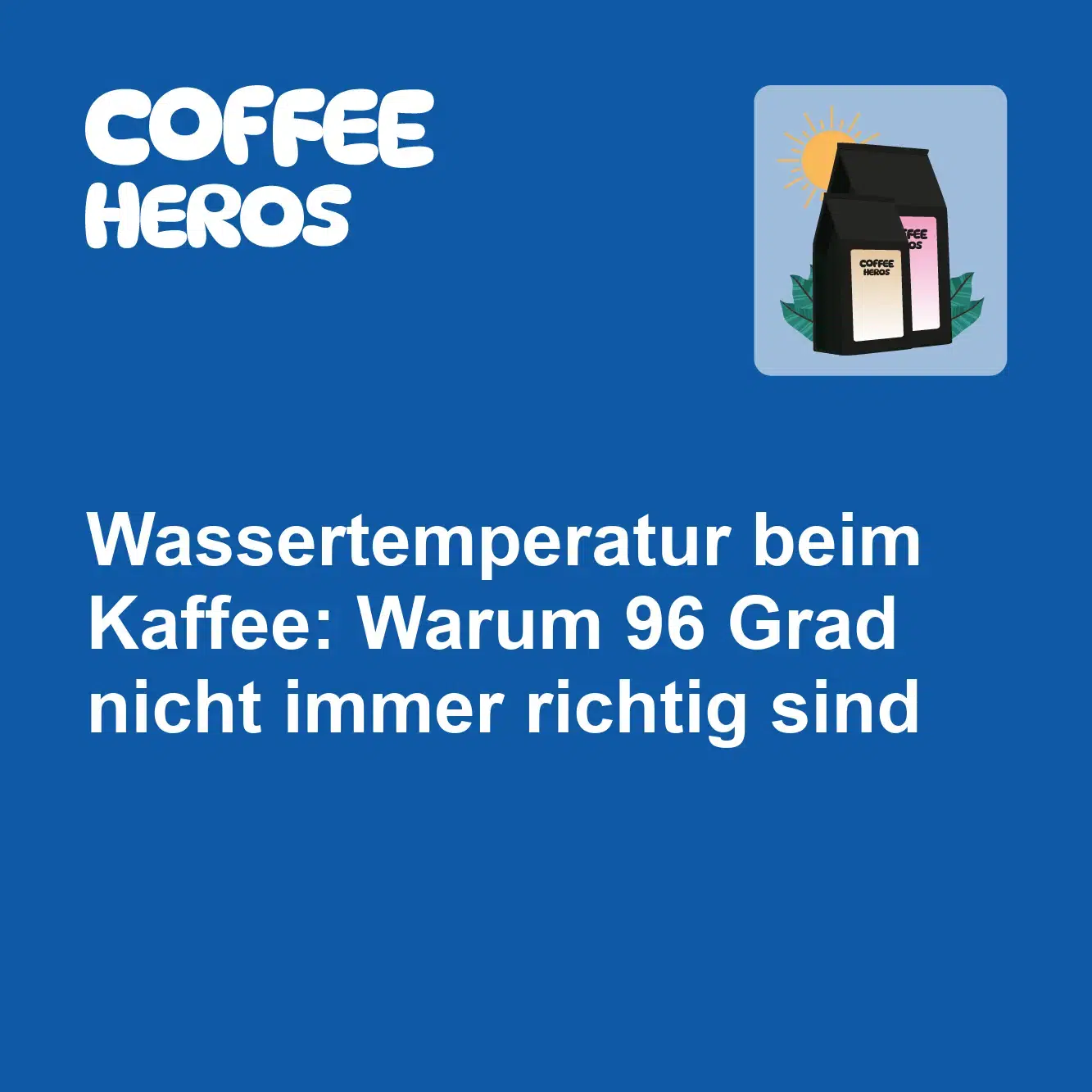 Präzise Wassertemperatur Kaffee messen mit Thermometer beim Aufbrühen von Specialty Coffee