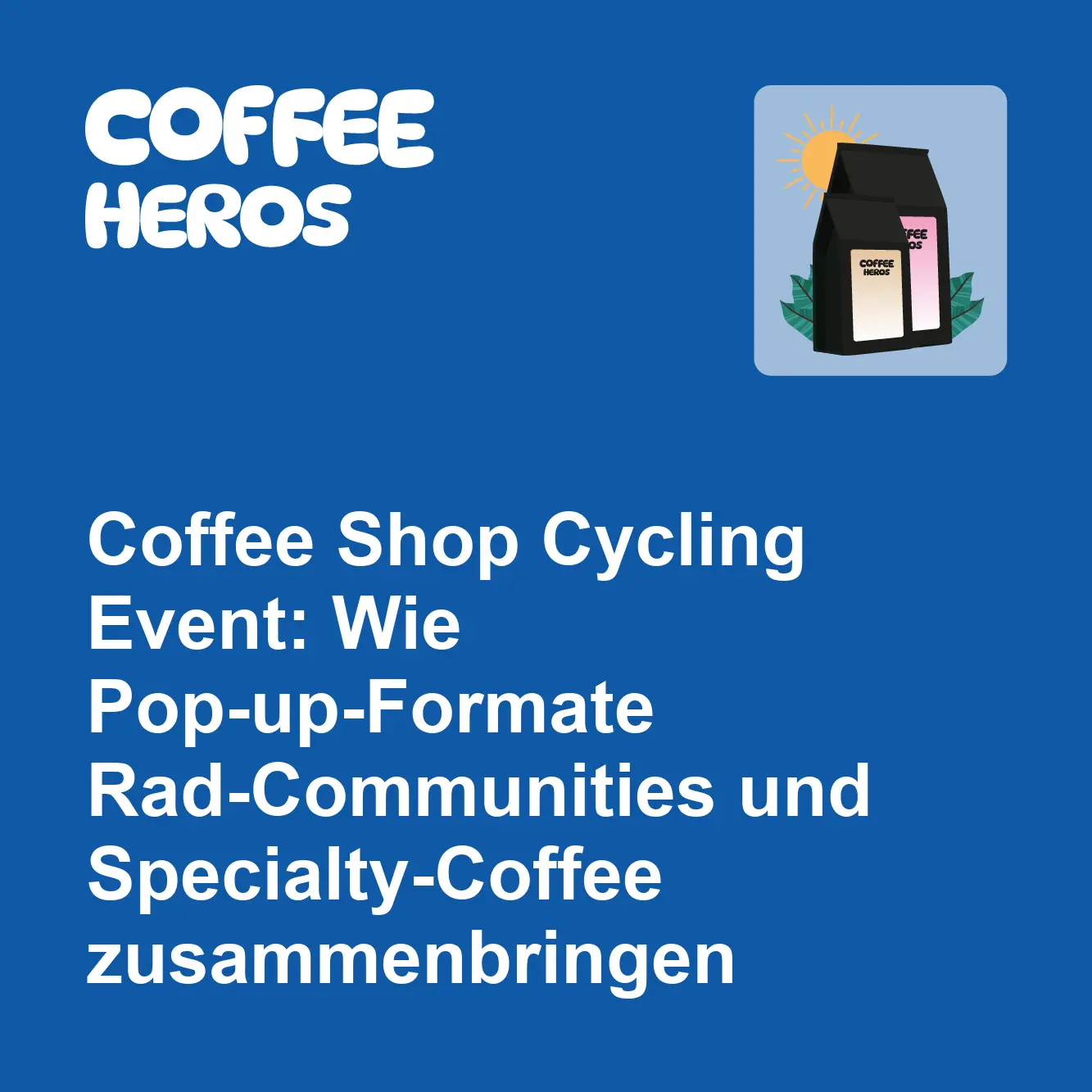 Mobile Espressomaschine bei Coffee Shop Cycling Event mit Rennradfahrern am Startpunkt einer Bergstrecke