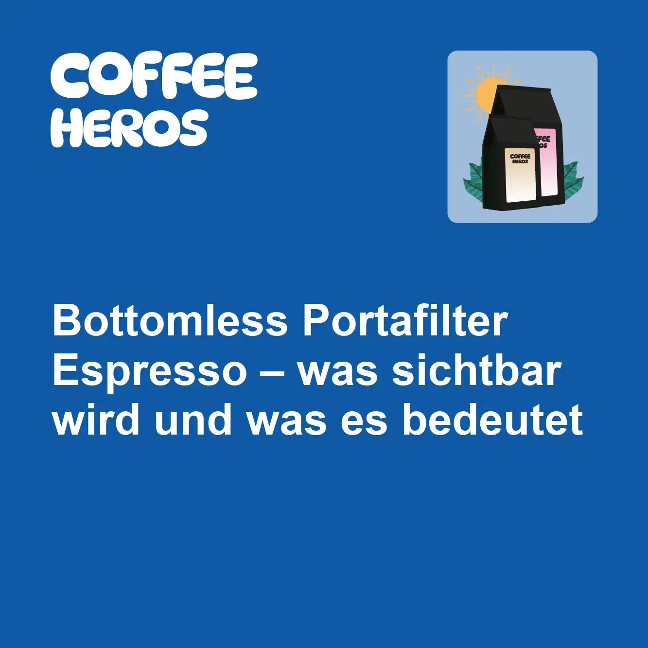 Bottomless Portafilter Espresso zeigt gleichmäßigen dunklen Flow ohne Channeling während der Extraktion