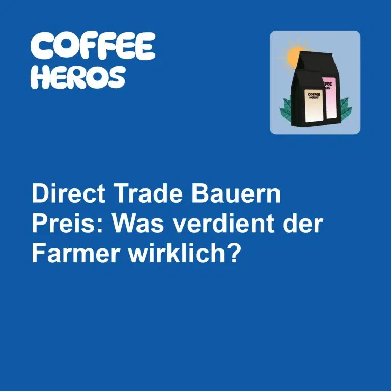Direct Trade Bauern Preis Vergleich zwischen konventionellem Handel und fairem Direkthandel bei Kaffeebohnen